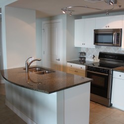 Kitchen looking toward front door