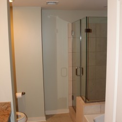 Master bathroom with shower and separate garden tub